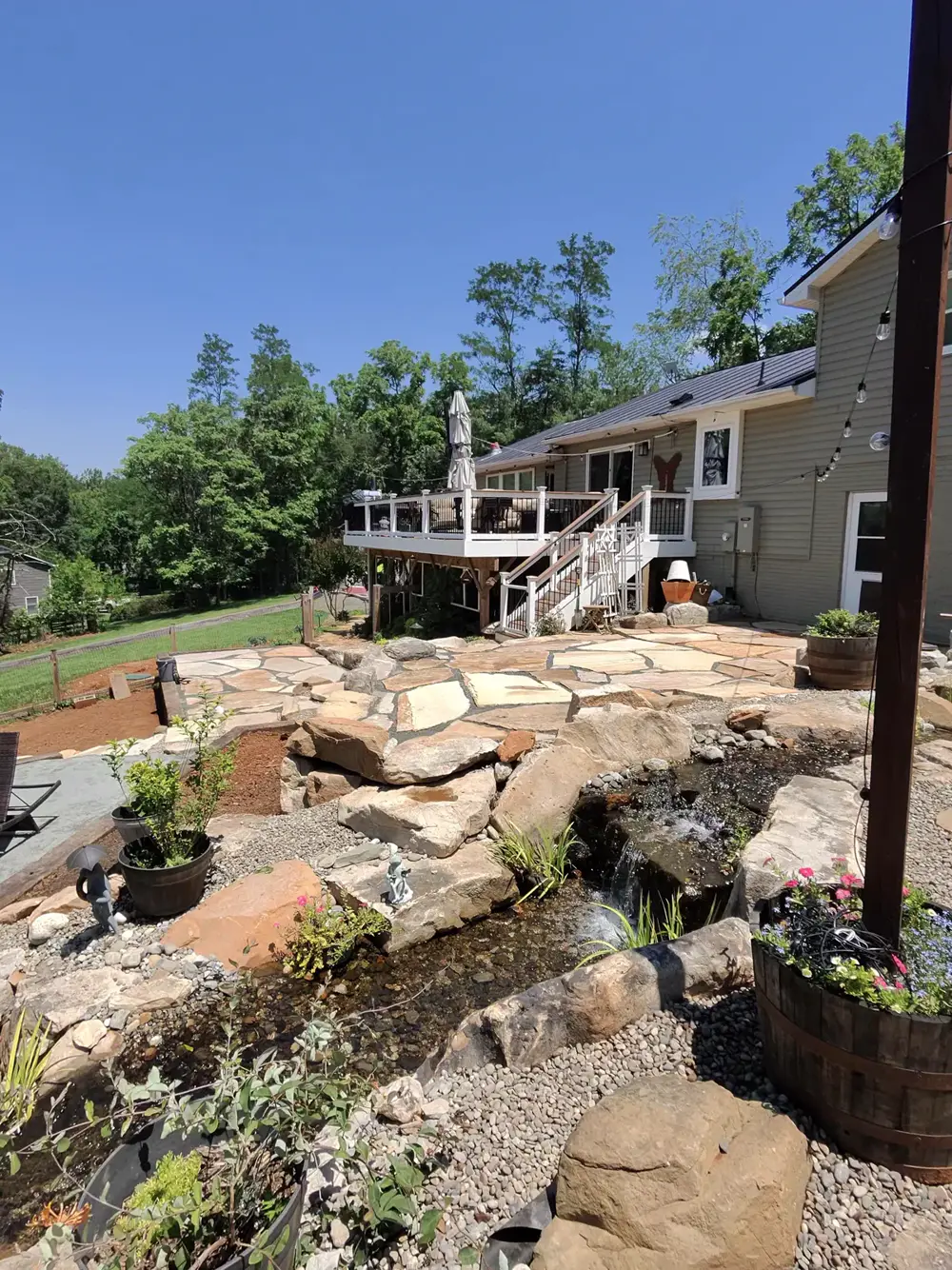 Imperial Scapes - stamped concrete installation